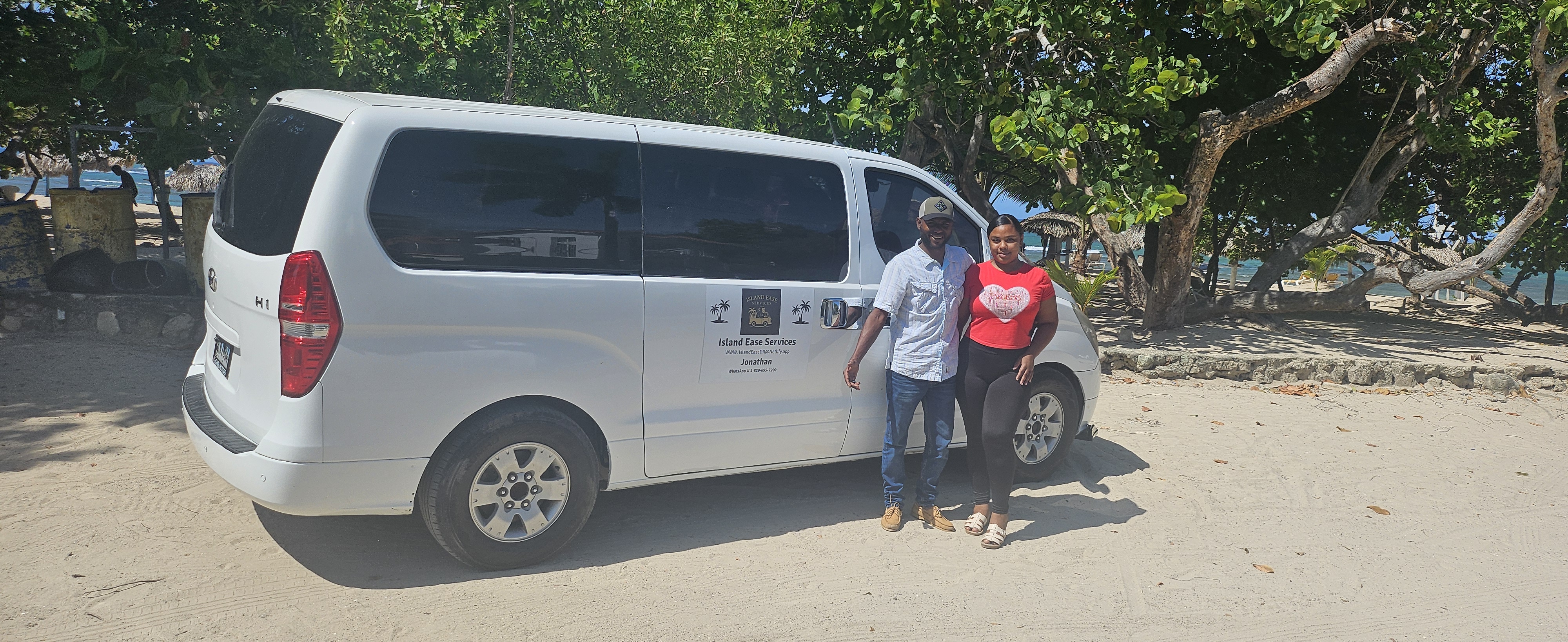 Jonathan with happy guests after a private Puerto Plata tour