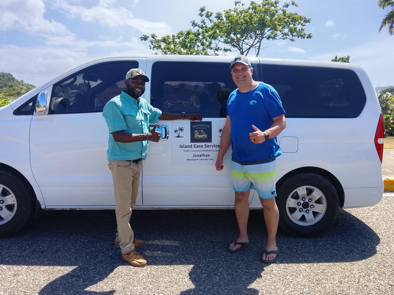 Phil with Jonathan in Puerto Plata