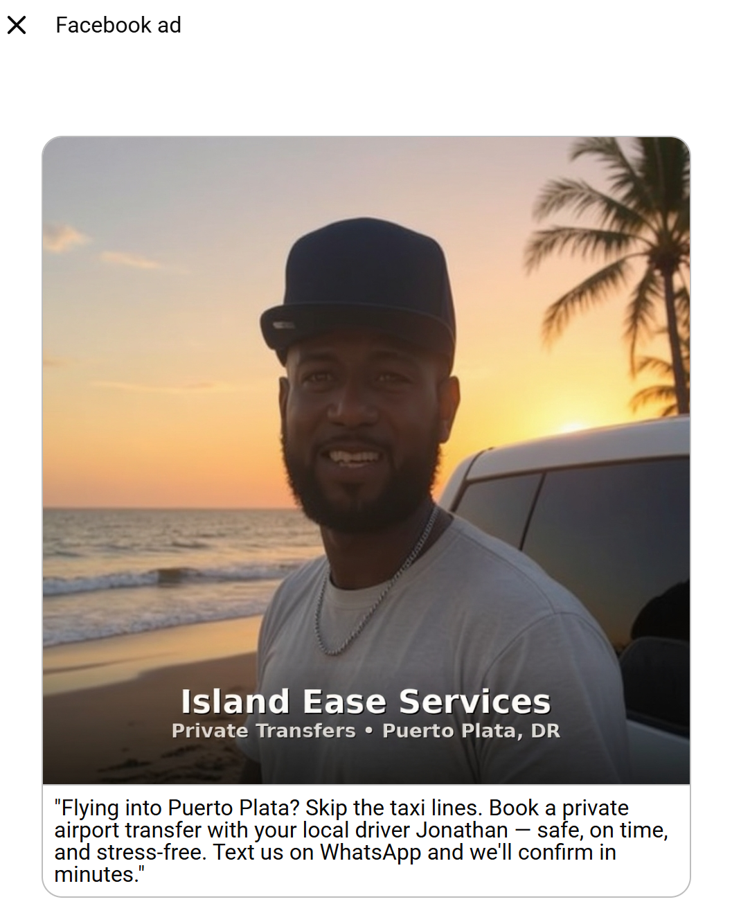 Jonathan — your Island Ease DR driver in Puerto Plata